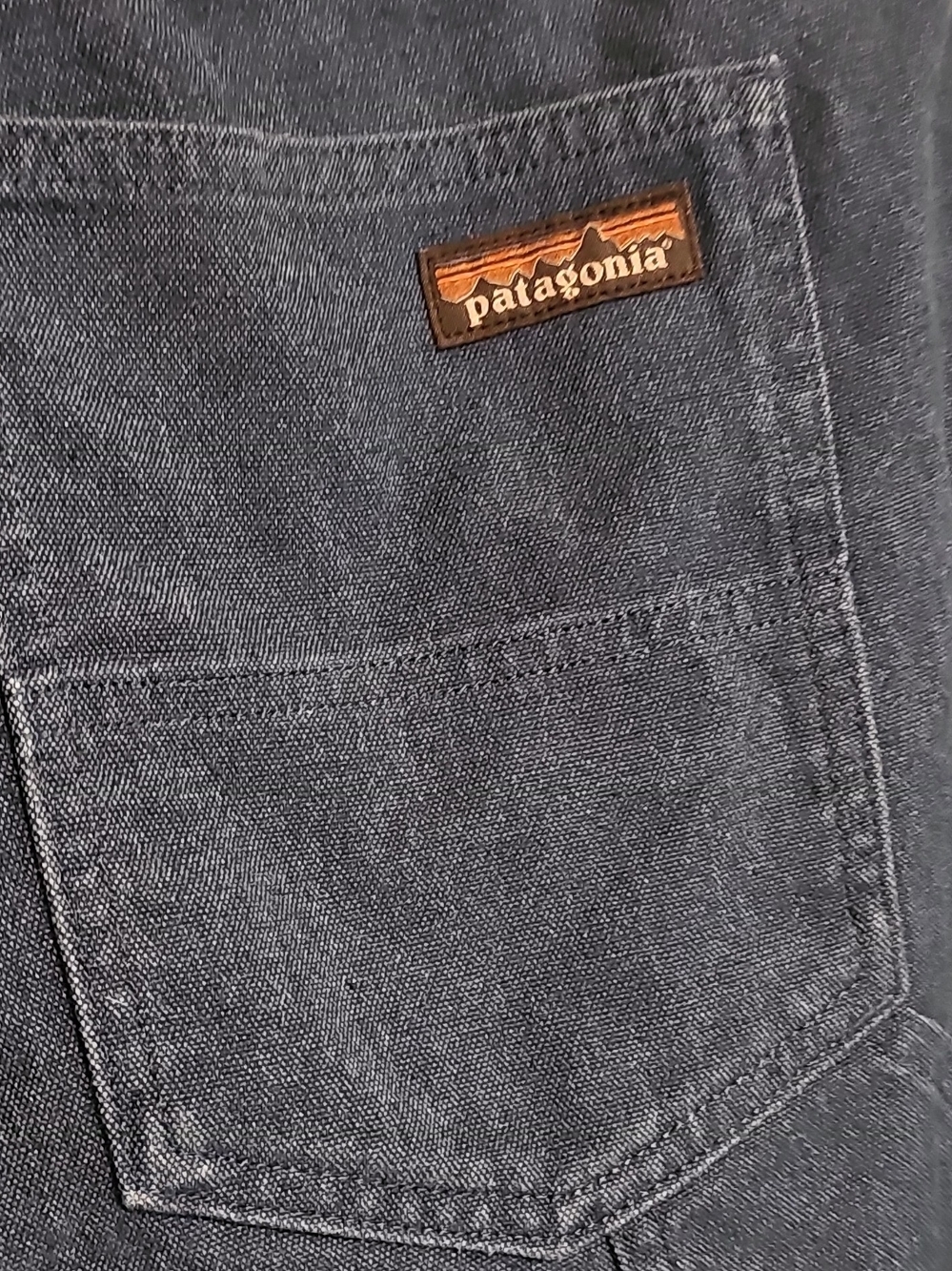 Patagonia Women's Blue Hemp Blend Double Knee Work Pants - Picture 7 of 9